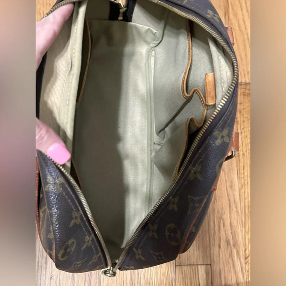 Louis Vuitton Monogram Satchel in Brown and Tan - Picture 12 of 16